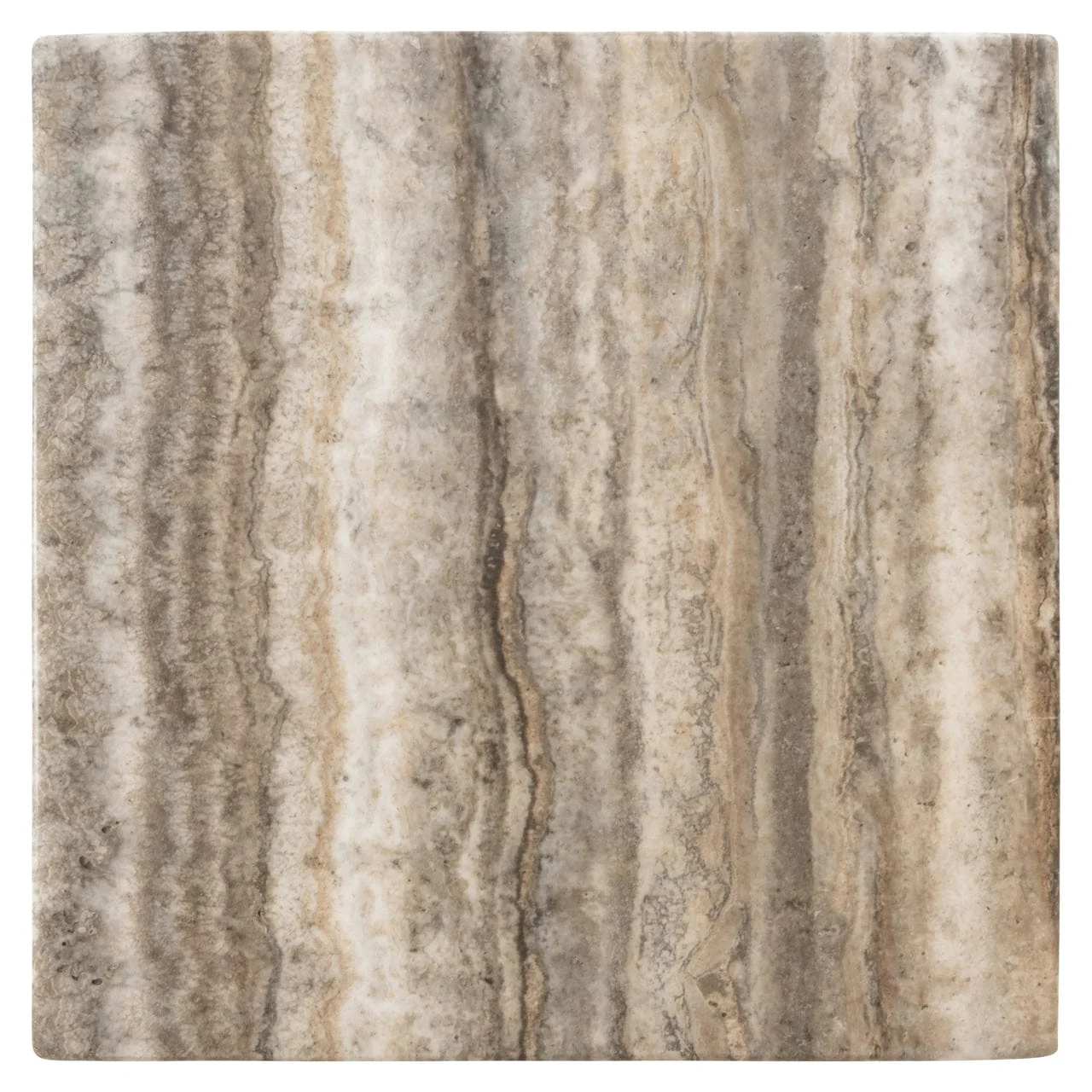 End table Dulce grey faux travertine - Image 4