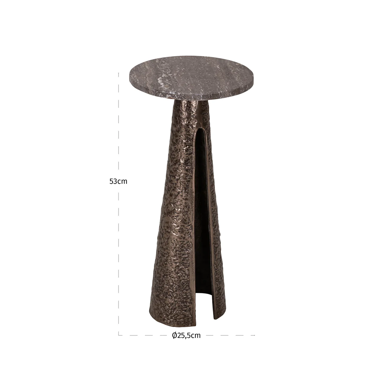 End table Eldora bronze 25 - Image 7