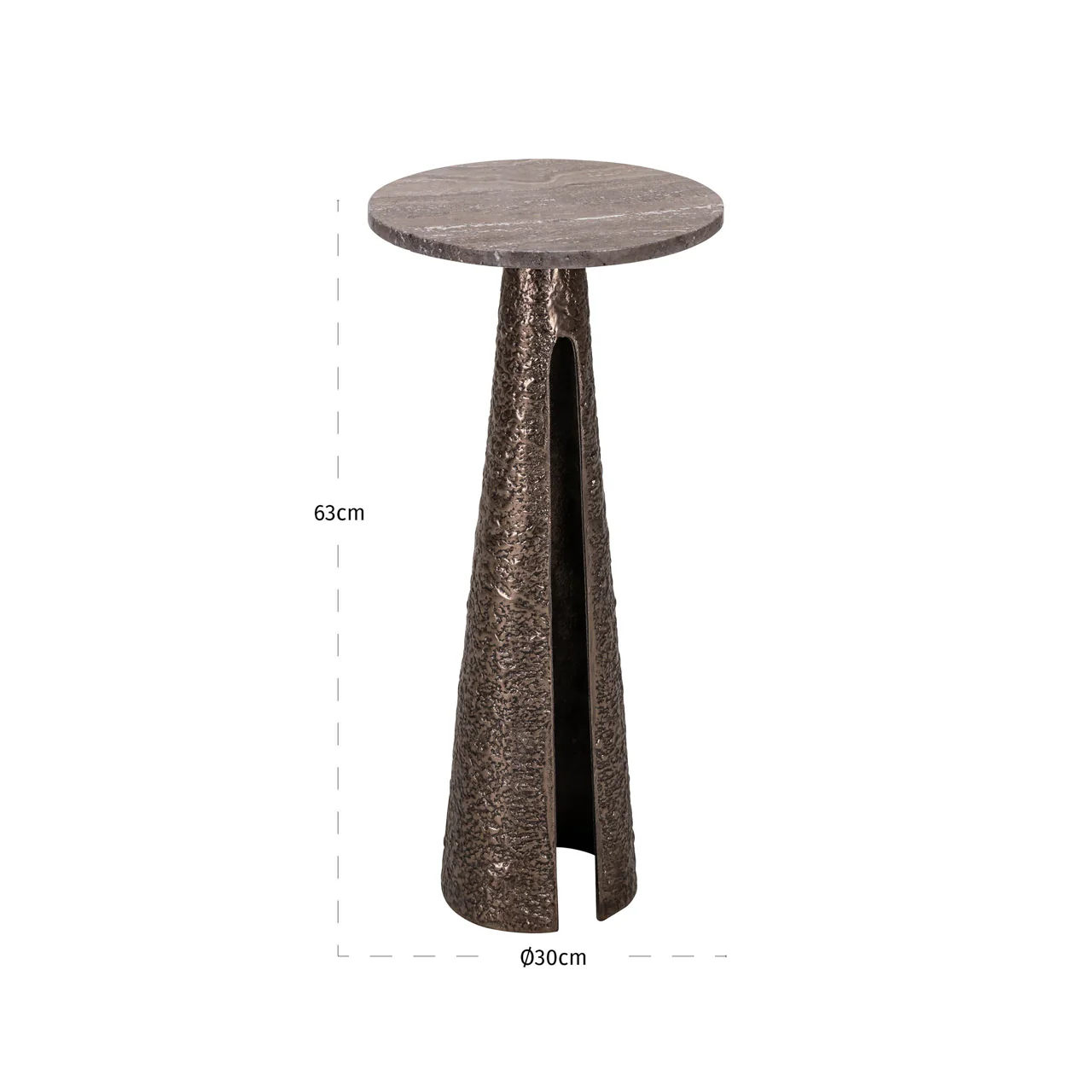 End table Eldora bronze 30 - Image 7