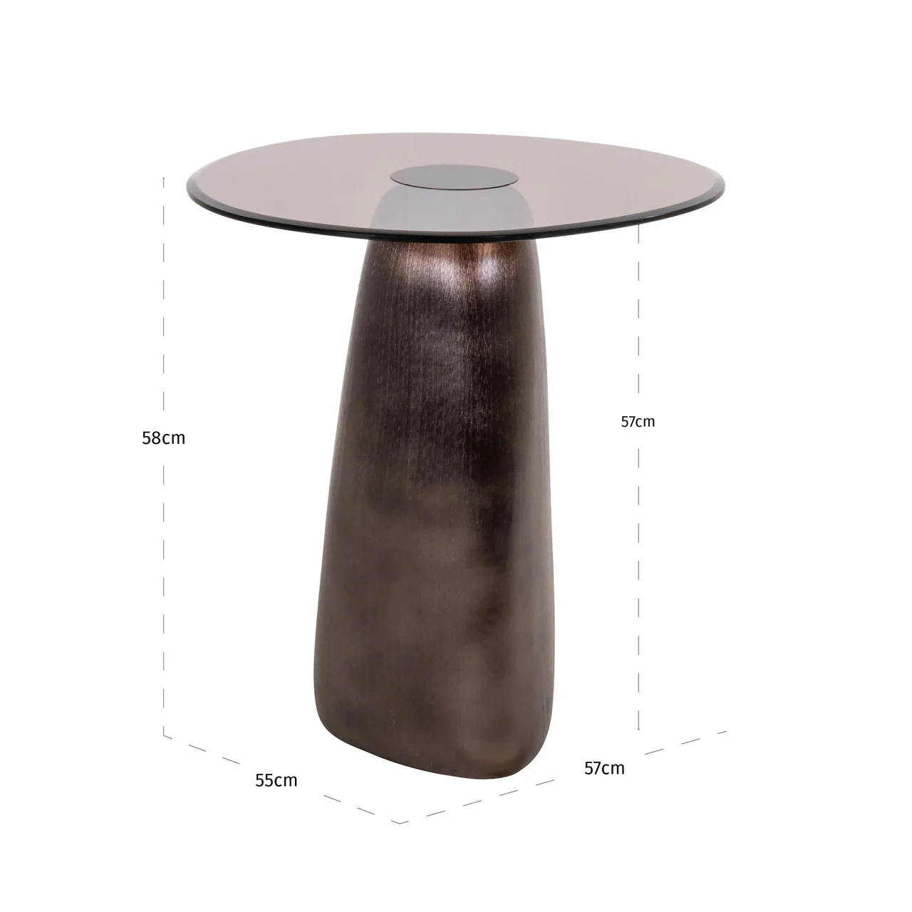 End table Hayden bronze - Image 2
