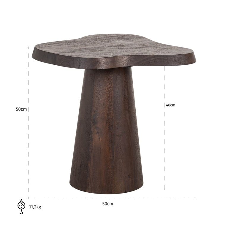 End table Odile (Dark brown) - Image 3