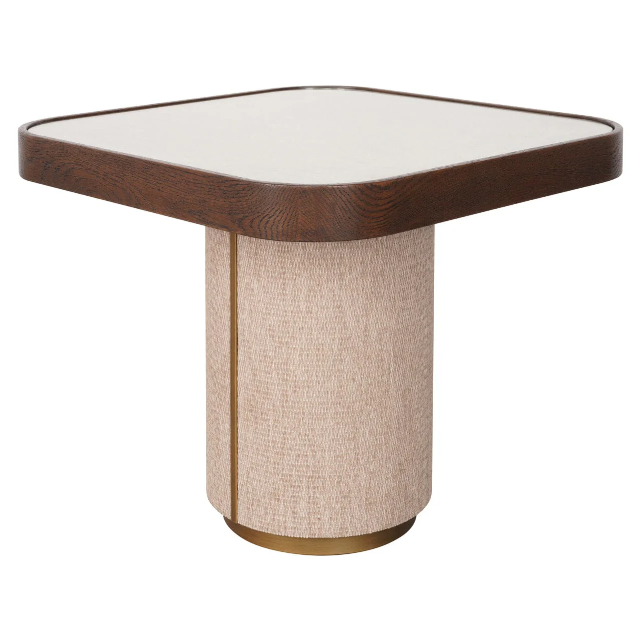 End table Willox brown including glass