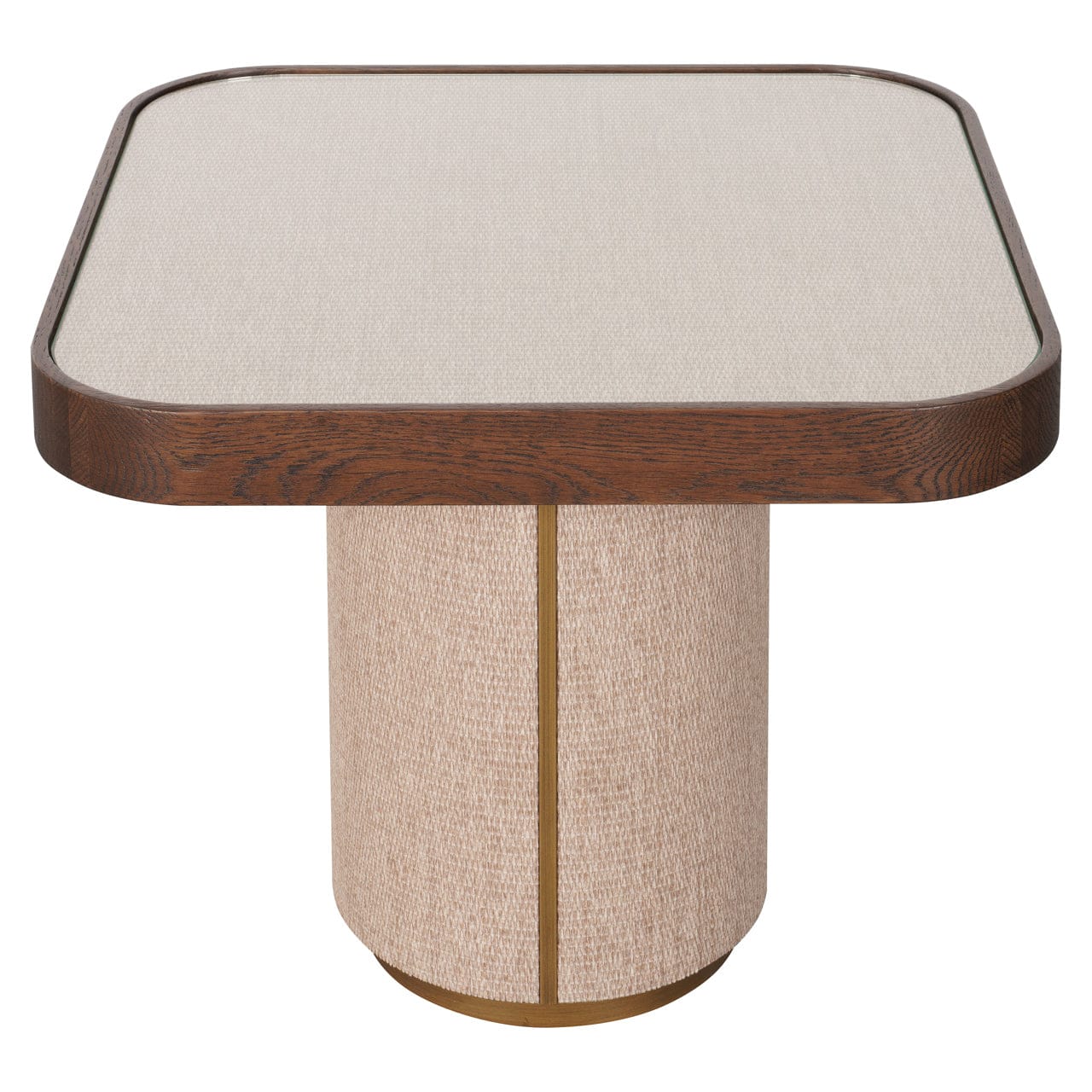 End table Willox brown including glass - Image 5
