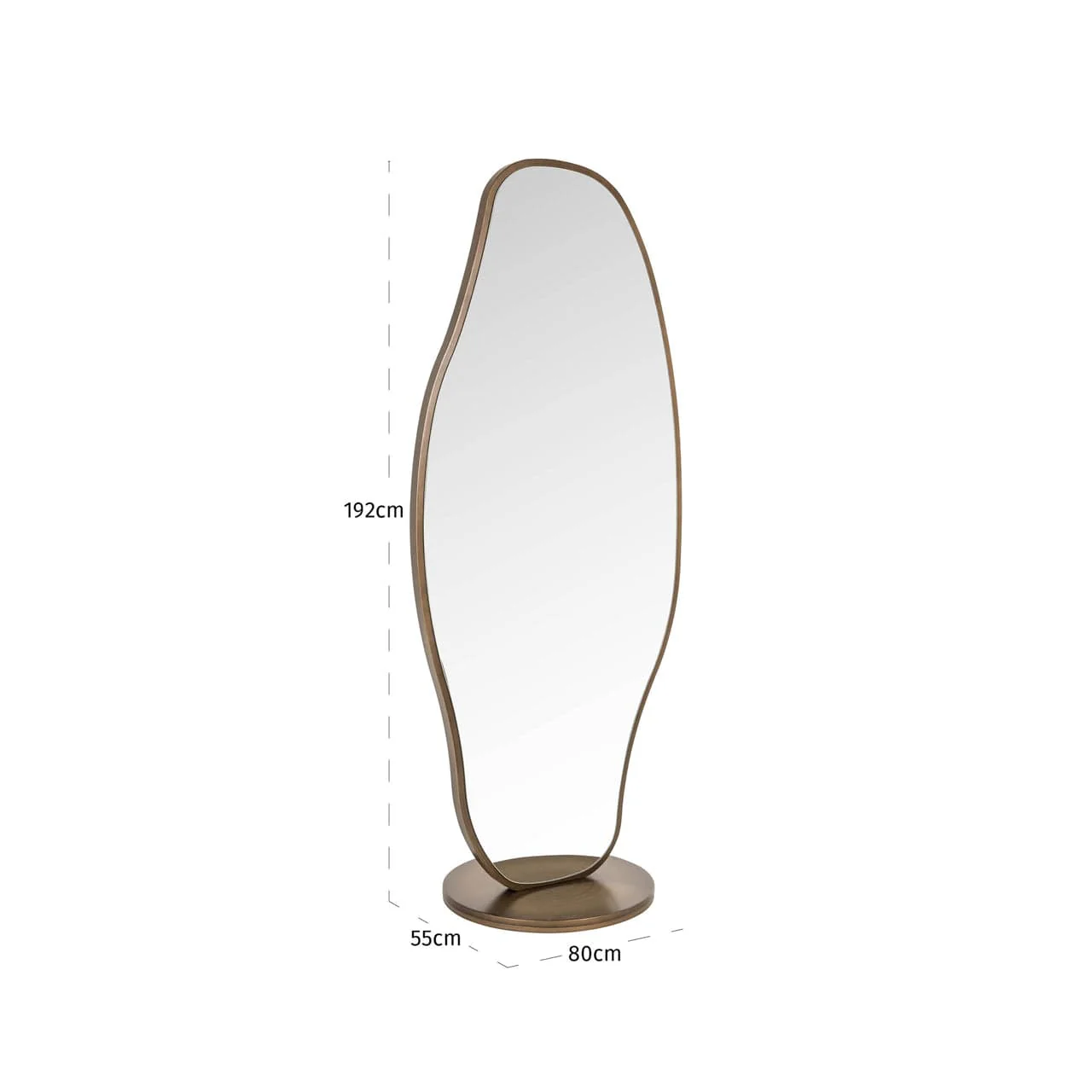 Mirror Jalyce brushed gold - Image 4