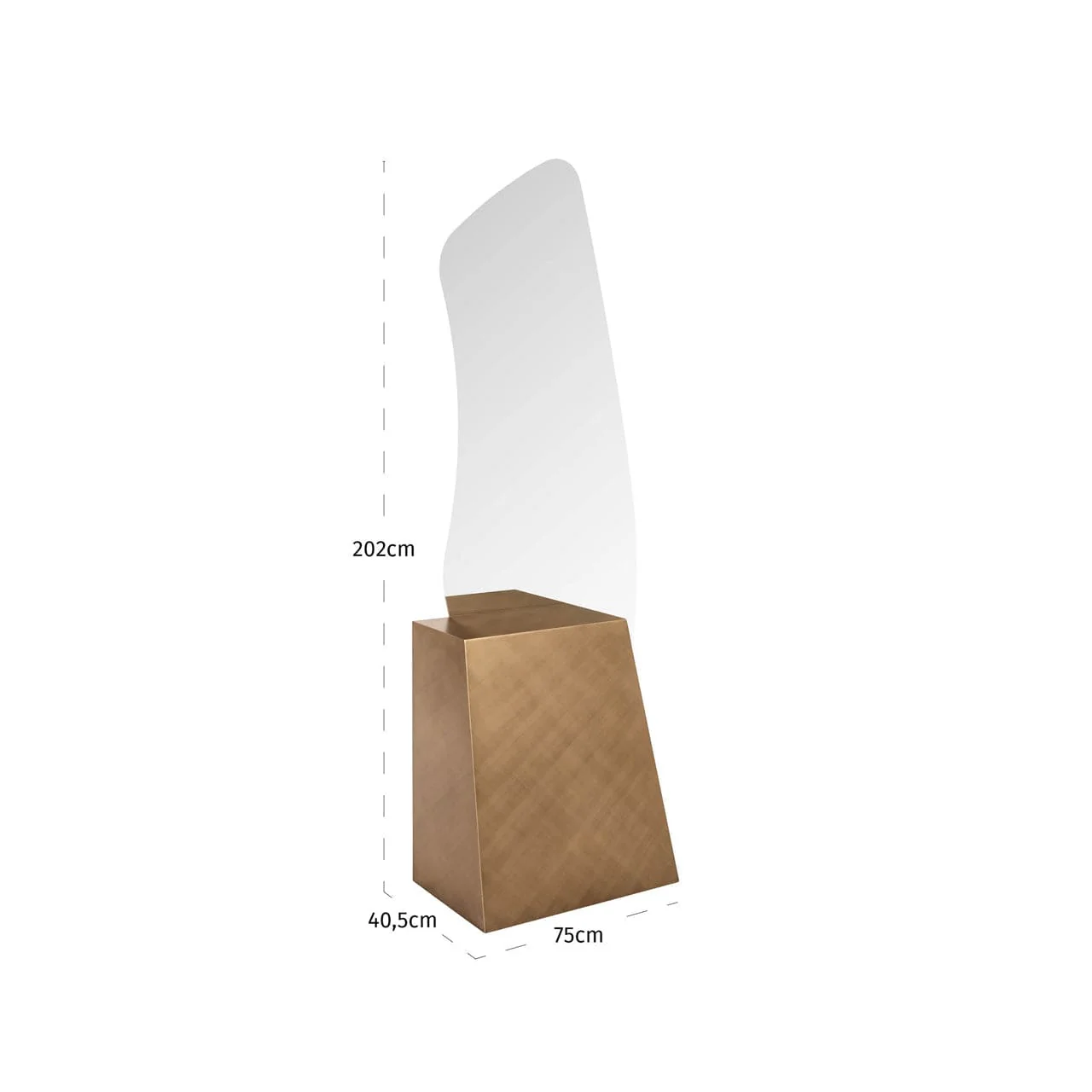 Mirror Mayla brushed gold - Image 5