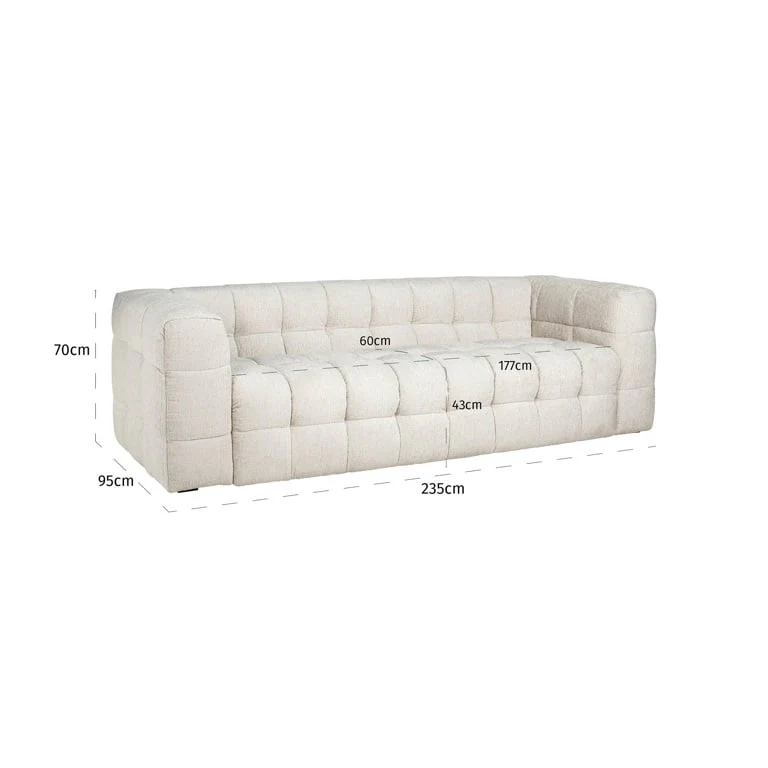 Sofa Merrol cream fusion fire retardant - Image 8