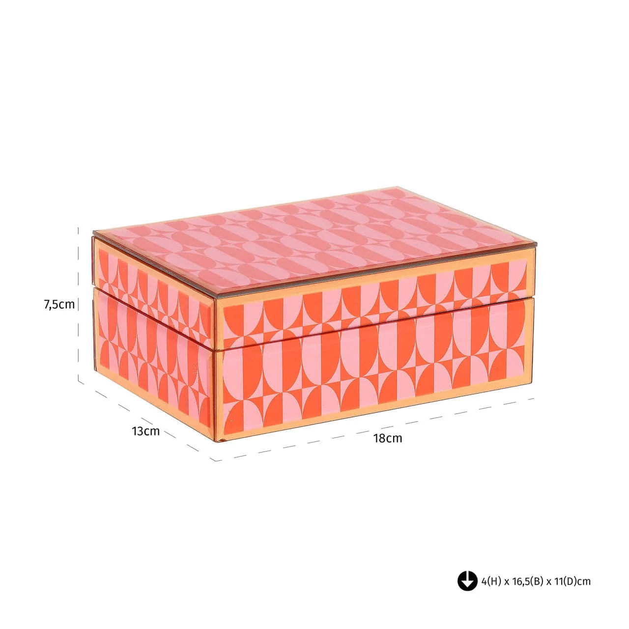 Storage box Abba pink small - Image 5