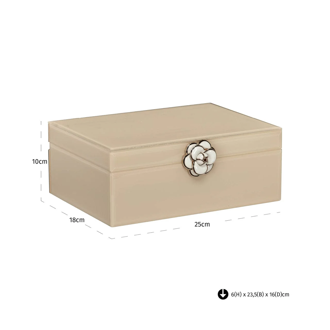 Storage box Abbey ivory large - Image 7
