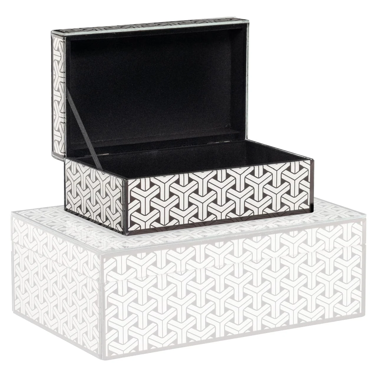Storage box Feliz black/white small - Image 6