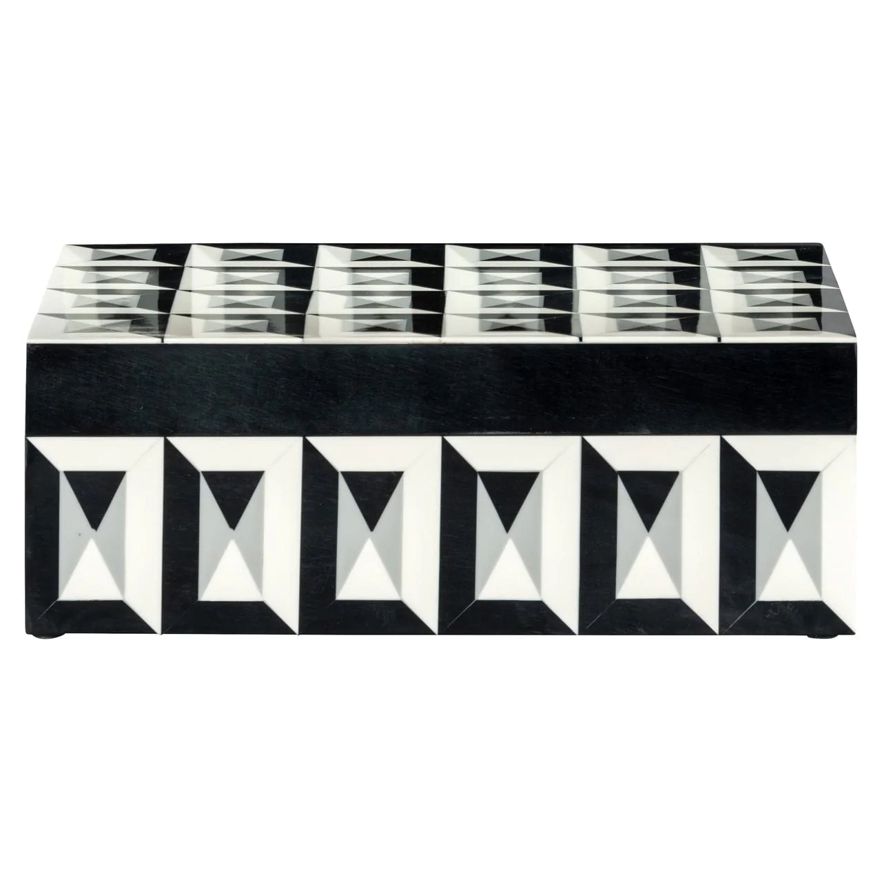Storage box Licia black/white large - Image 2