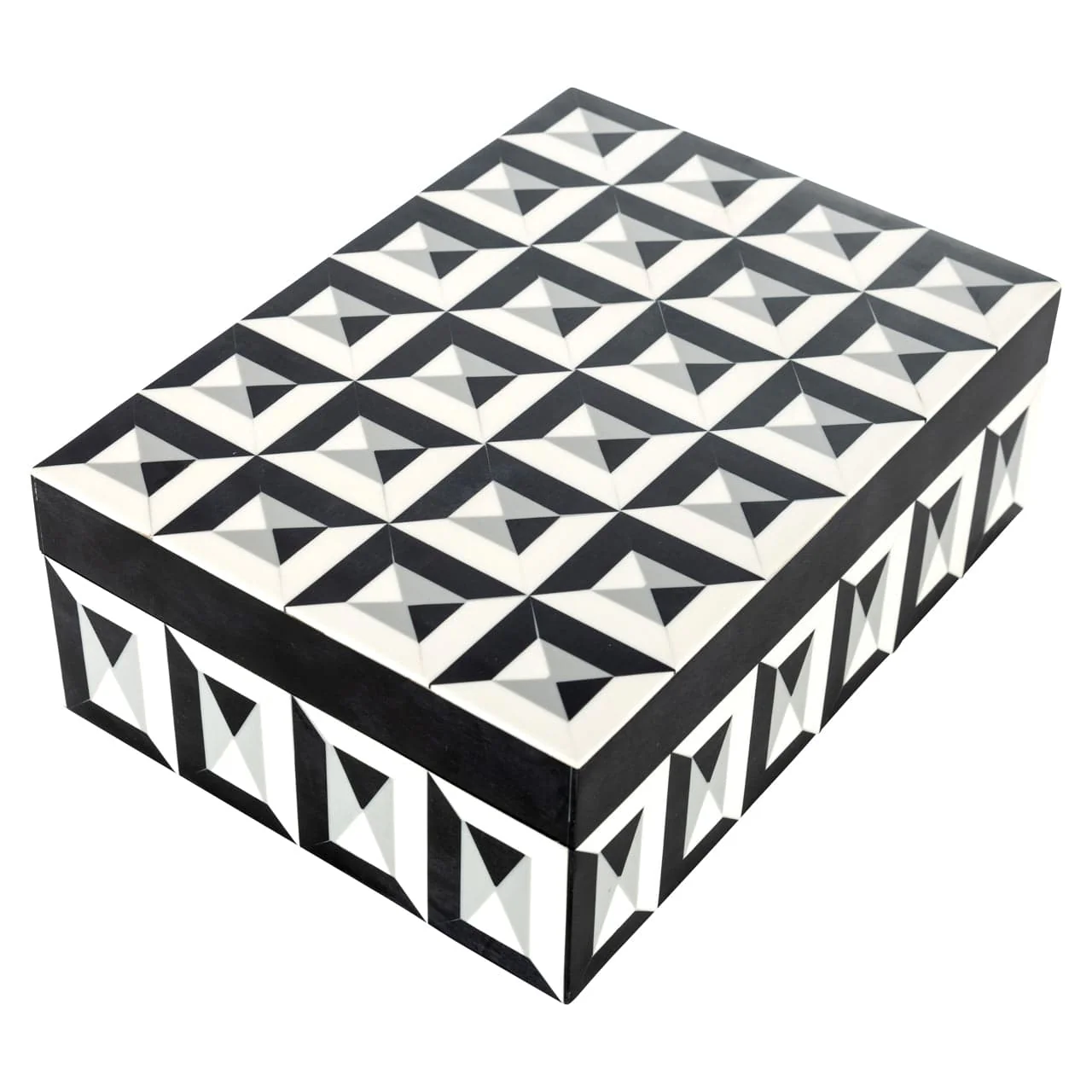Storage box Licia black/white large - Image 5