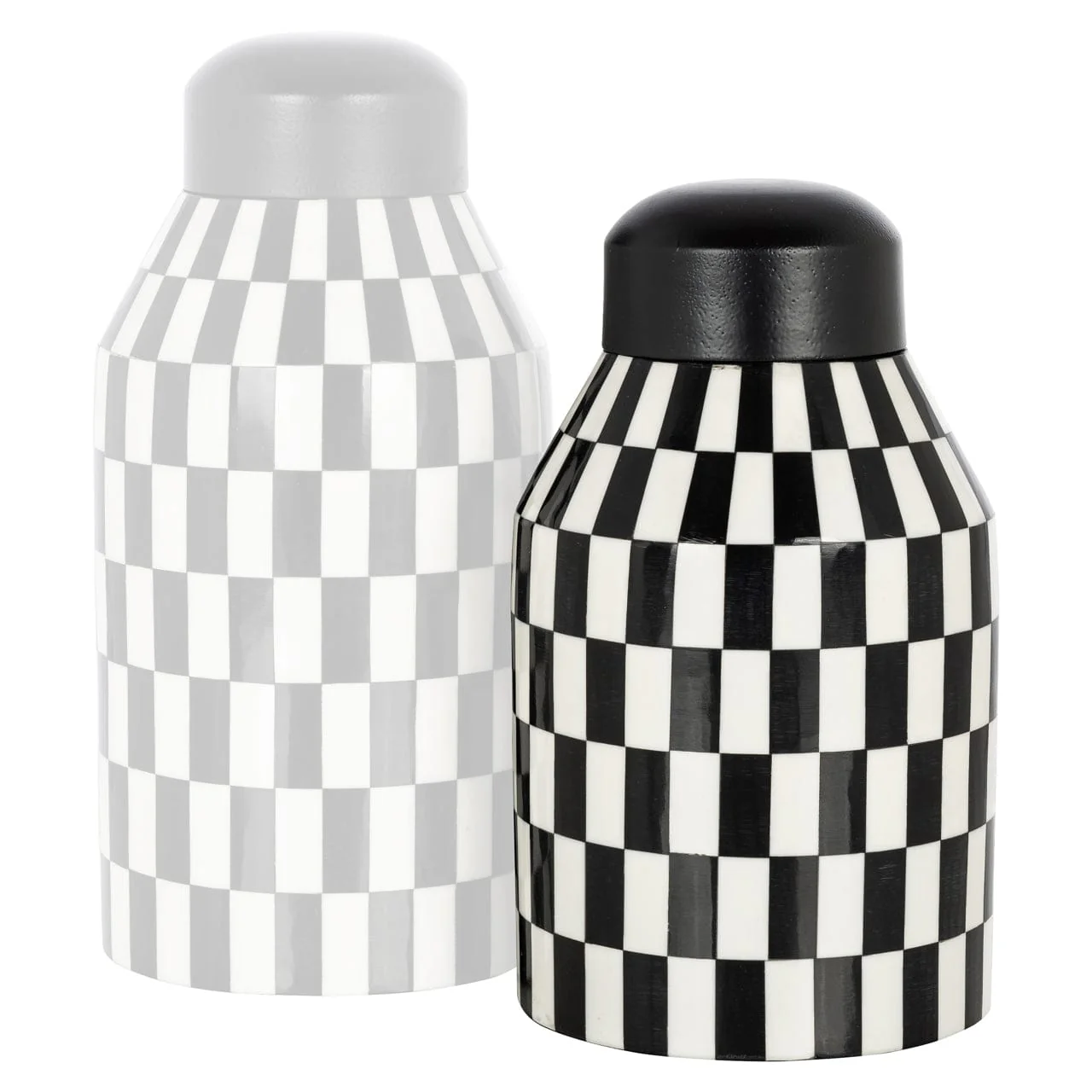 Storage box Malou black/white small - Image 5