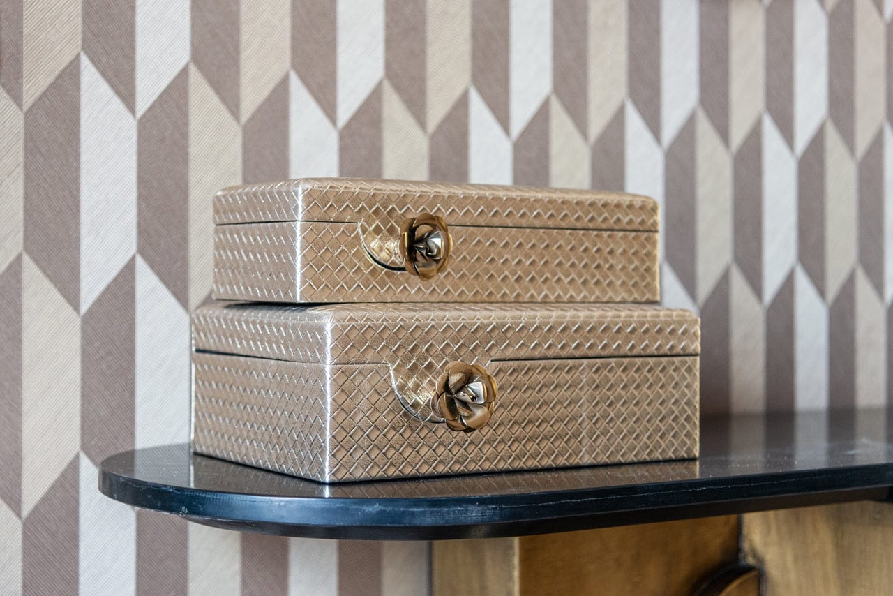 Storage box Trace gold large - Image 9