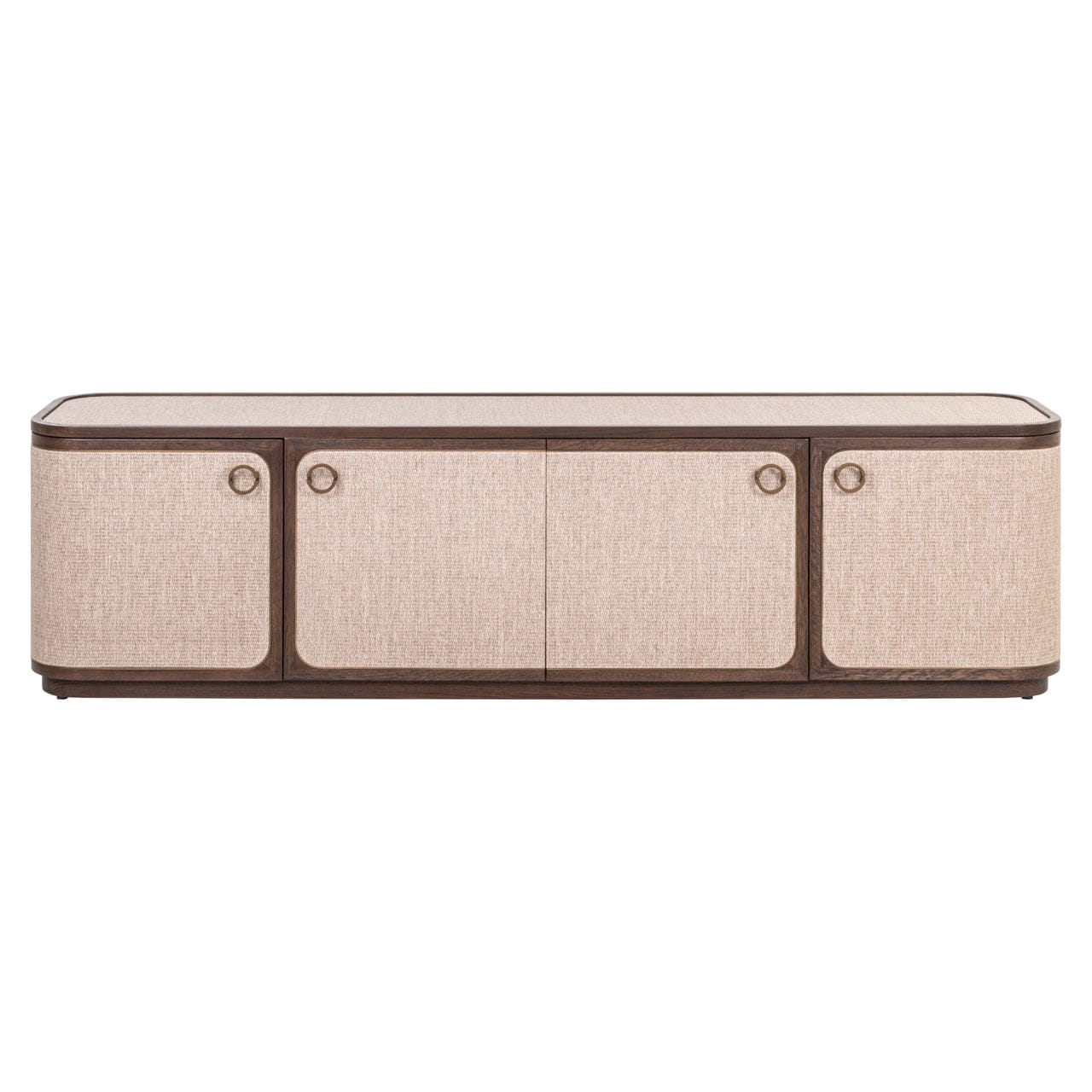 TV cabinet Willox brown 4-doors - Image 2