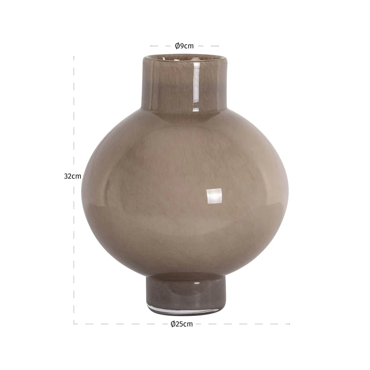 Vase Celina brown small - Image 2