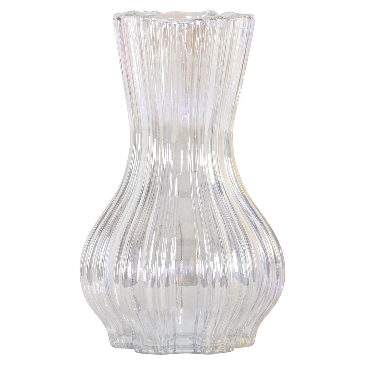 Vase Cracy iridescent small