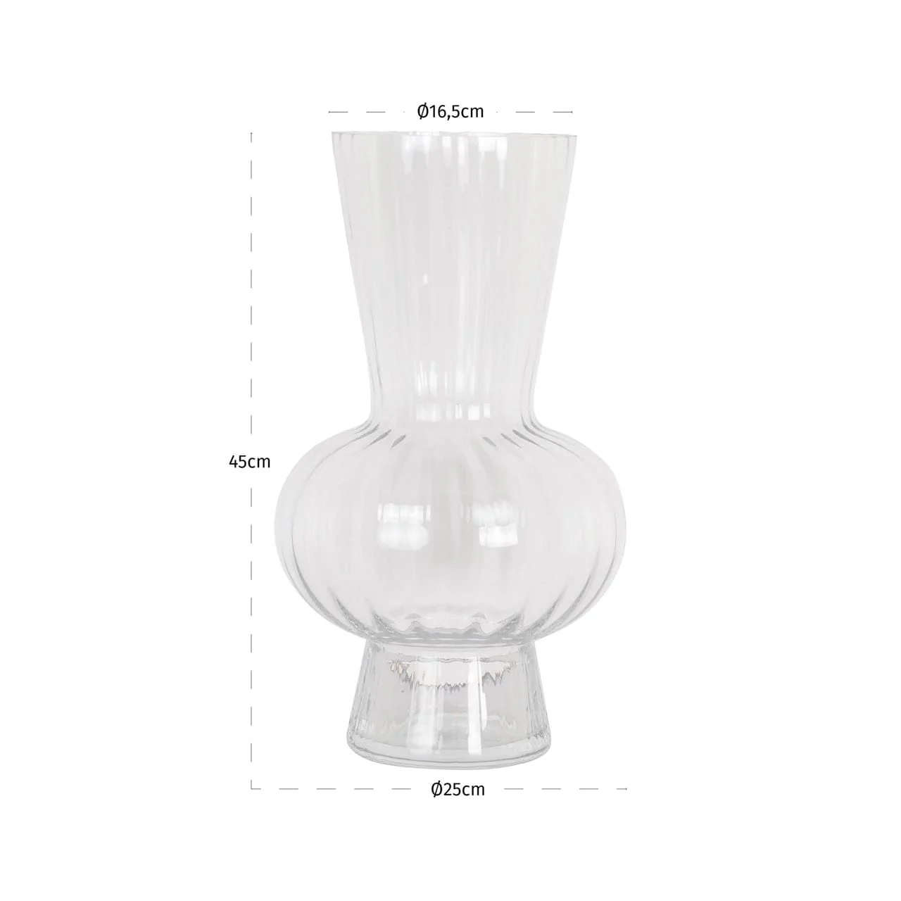 Vase Kyan clear transparent - Image 2