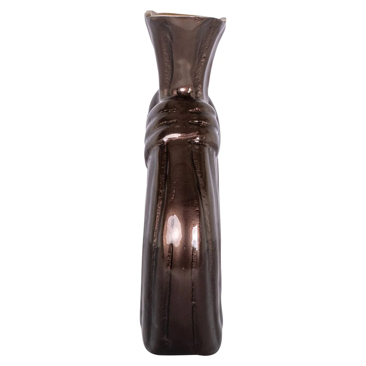 Vase Suen dark brown small - Image 3