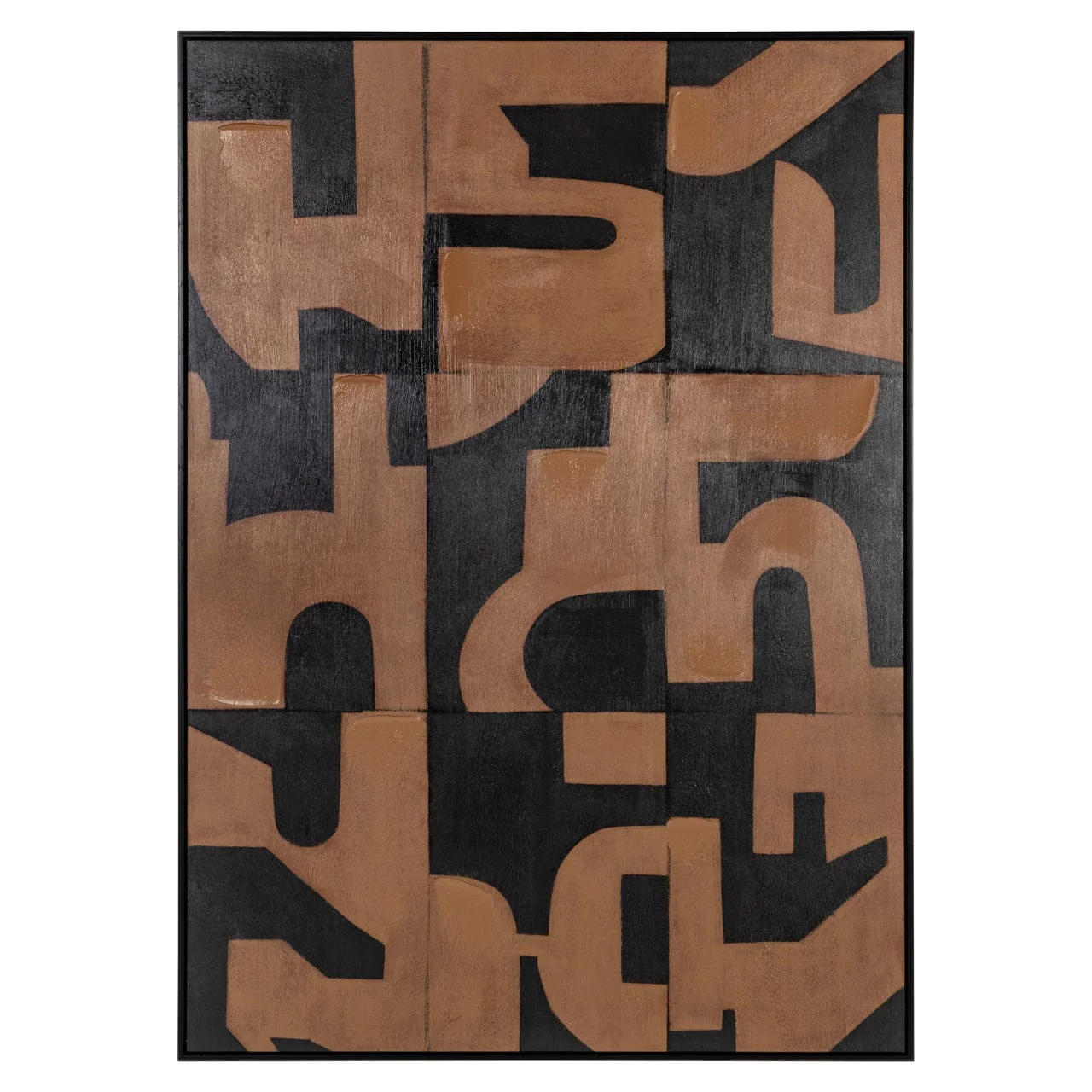 Wall art Cascade brown - Image 4