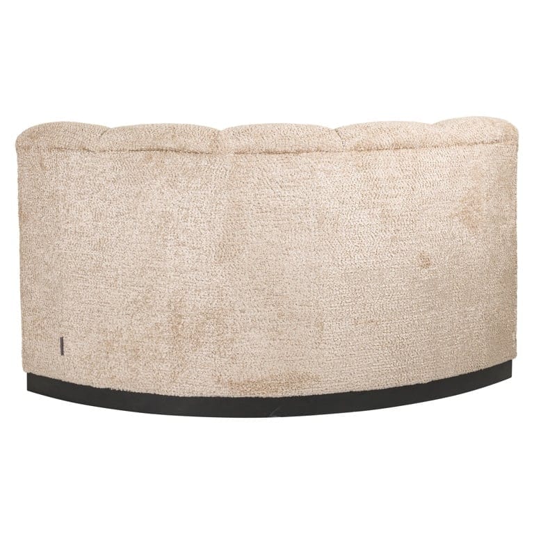 Round corner dining bench Hillpark lovely beige (Be Lovely 170 Beige) - Image 3