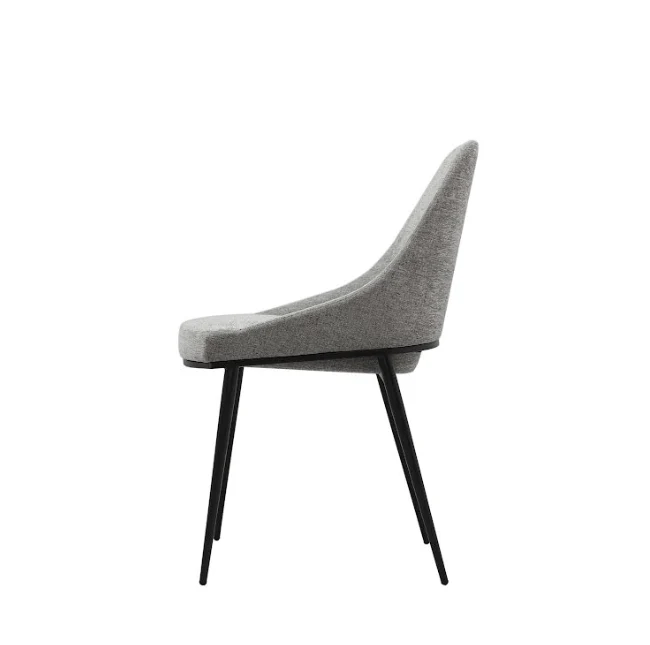 Scande Dining Chair - Set of 2 - Grey - Image 4