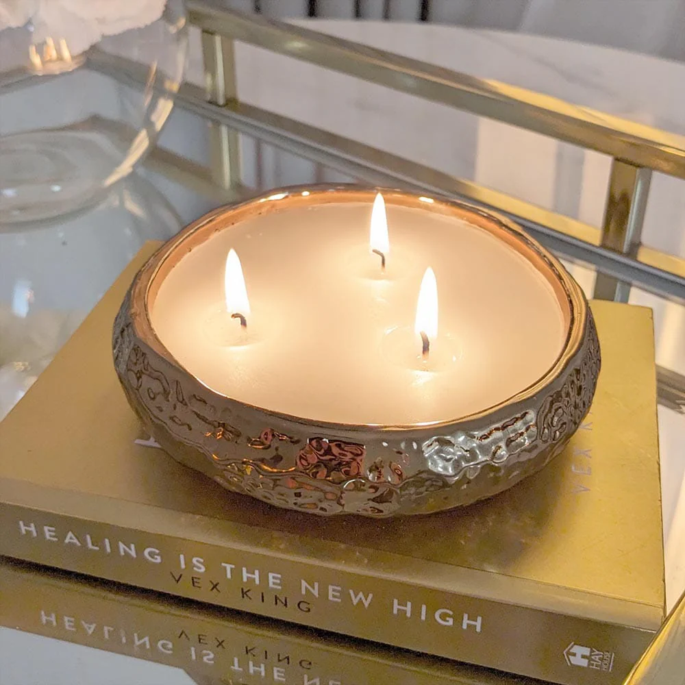 Set of 2 Aeolian Bronze Candles - Image 4