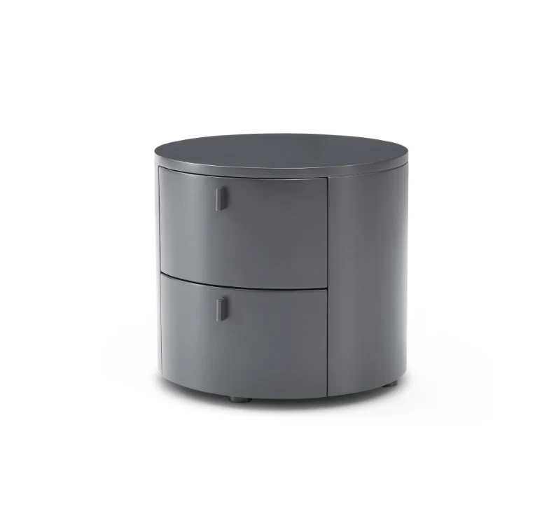 Sims Bedside Table - Matte Anthracite | OUTLET - Image 3