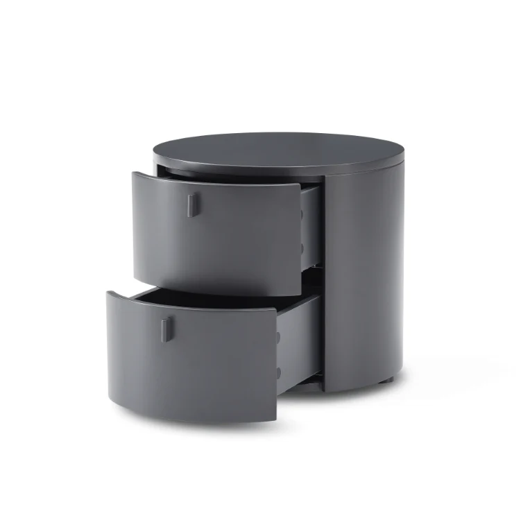 Sims Bedside Table - Matte Anthracite | OUTLET - Image 4