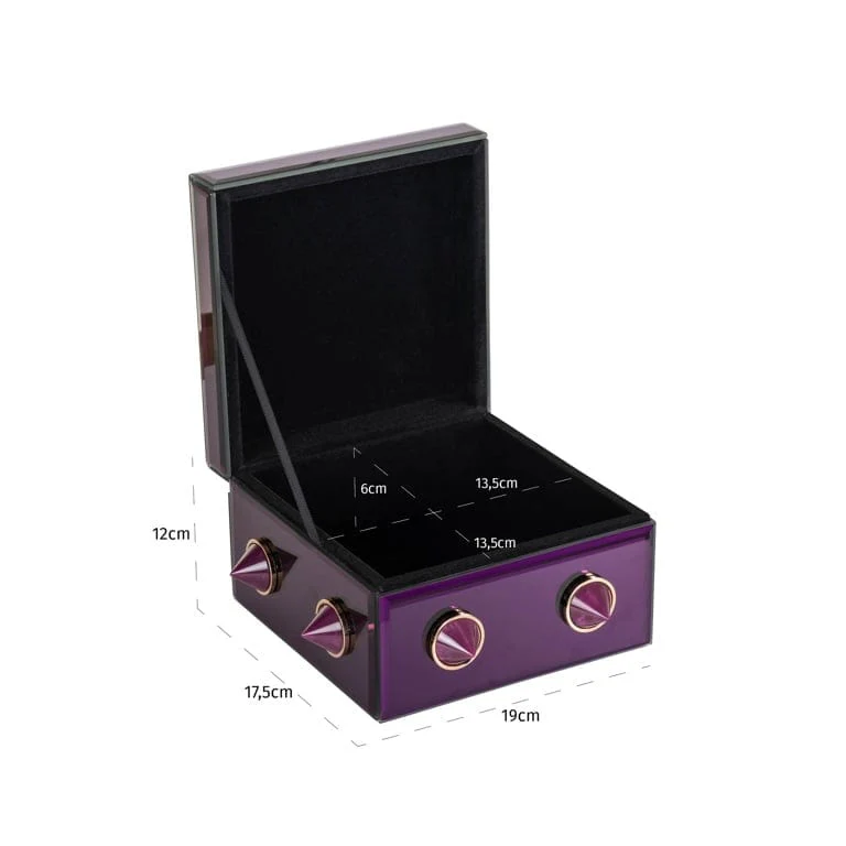 Storage box Jelia purple (Purple) } OUTLET - Image 7