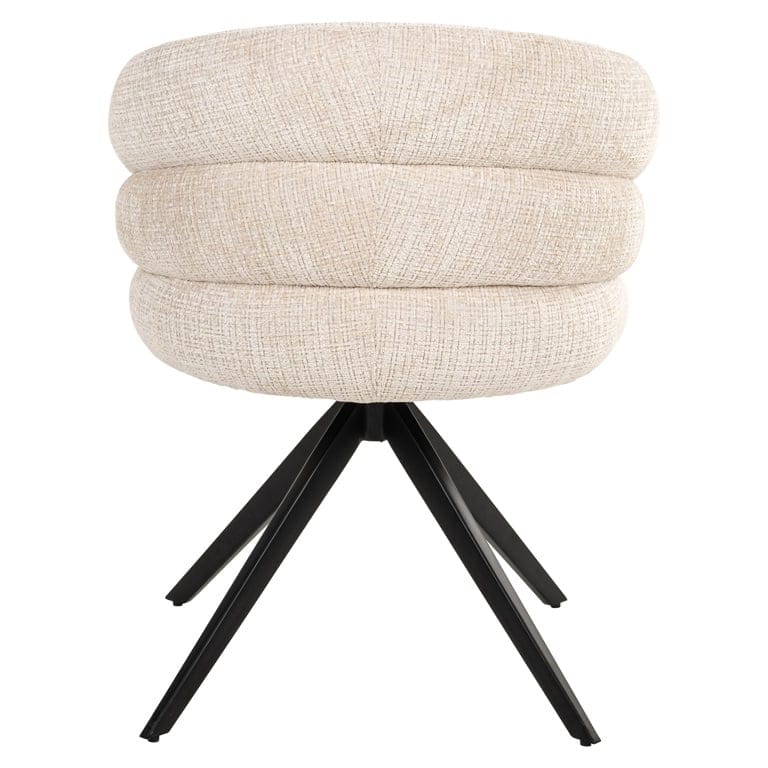 Swivel chair Serenity beige chenille fire retardant (Niagara 902 beige Chenille) - Image 4