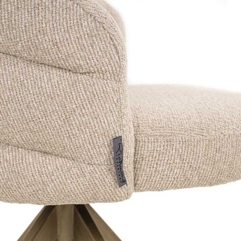 Swivel chair Zendaya biscotti fire retardant (Biscotti) - Image 13
