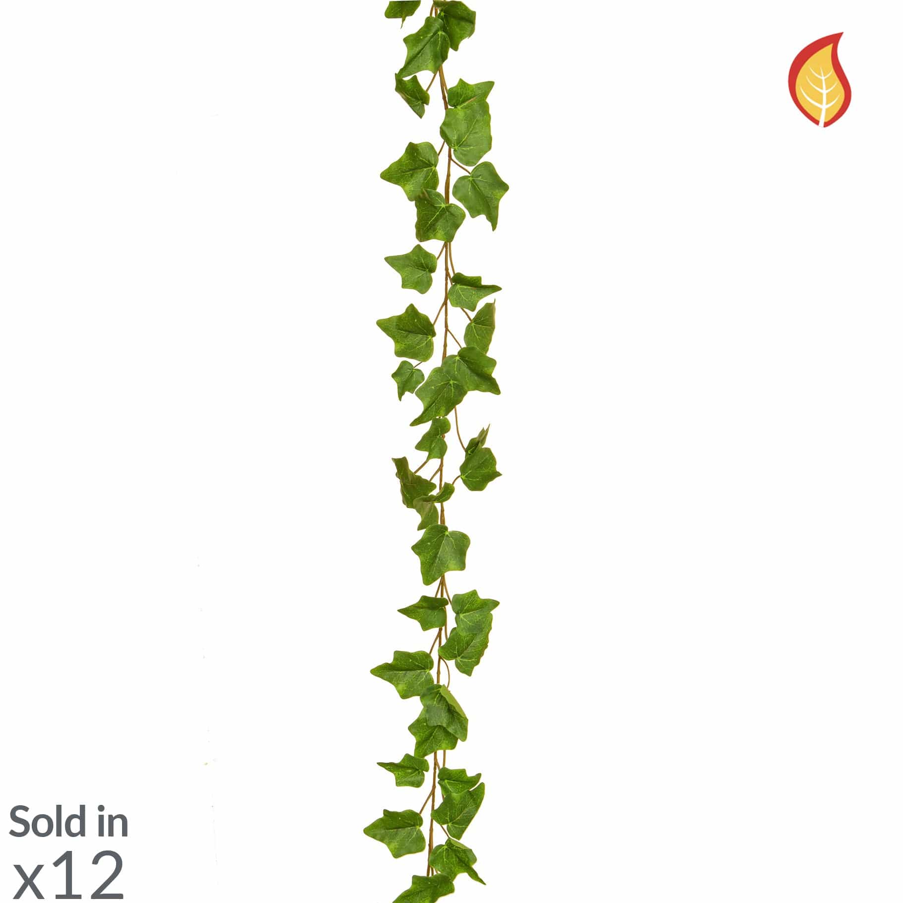 I & T Garland Ivy Green 220cm FR-S2 - Image 2