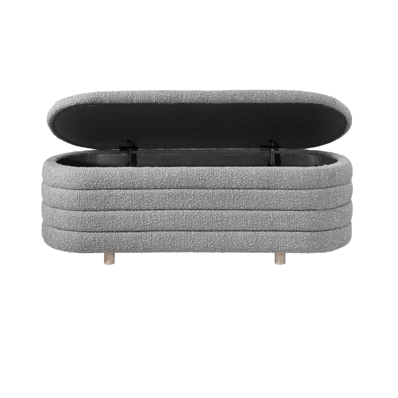 Ripple Storage Oval Ottoman - Image 4