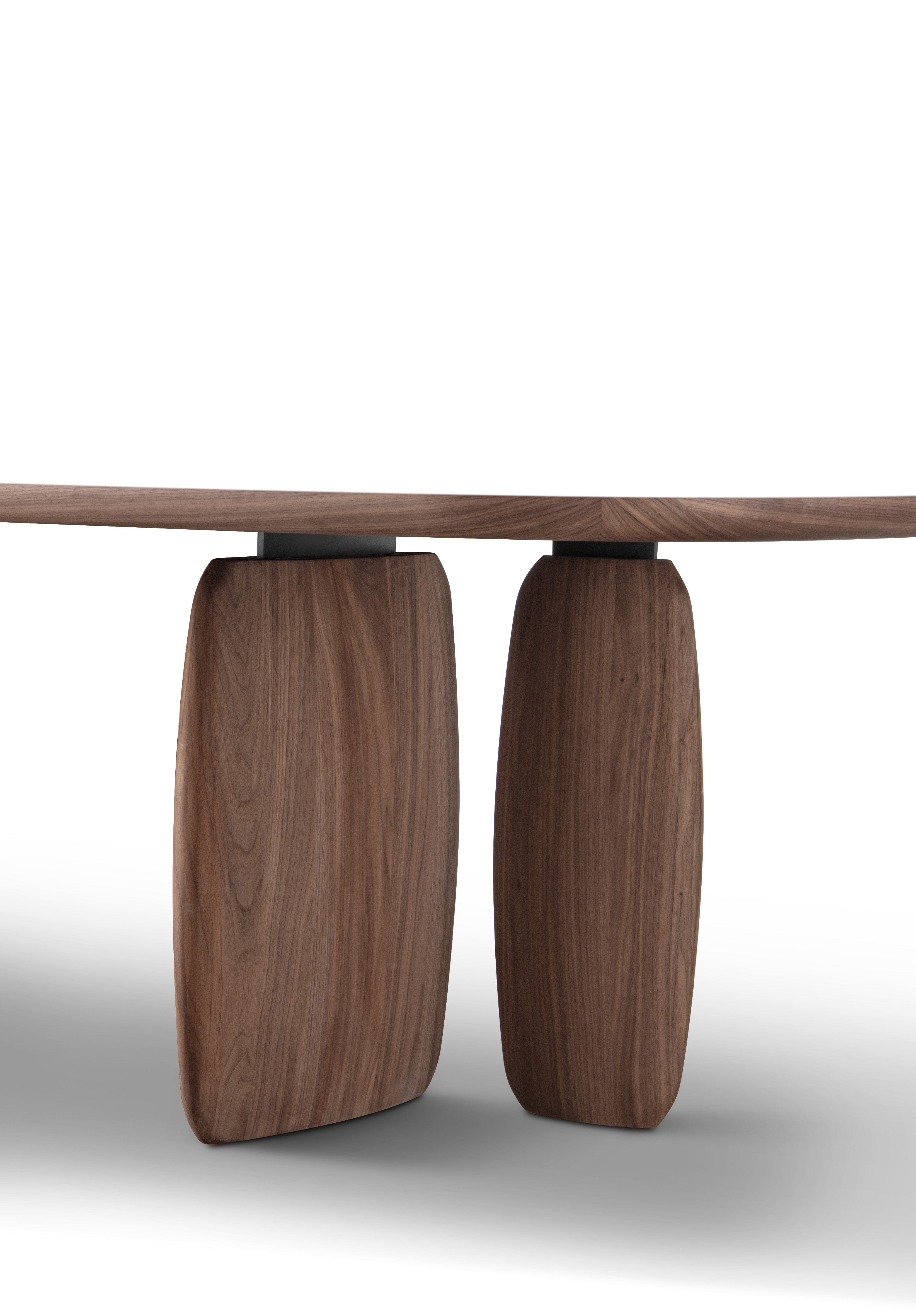 Underline 280 Dining Table - Light Walnut - Image 4