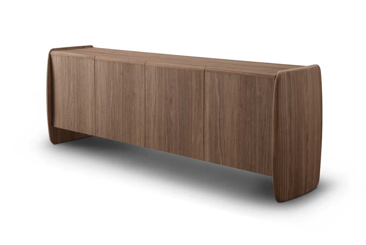 Underline Buffet - Light Walnut - 4 Door - Image 3