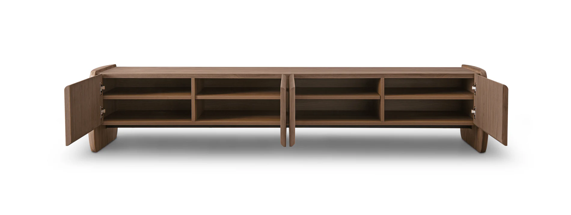 Underline Tv Unit - Light Walnut - Image 4