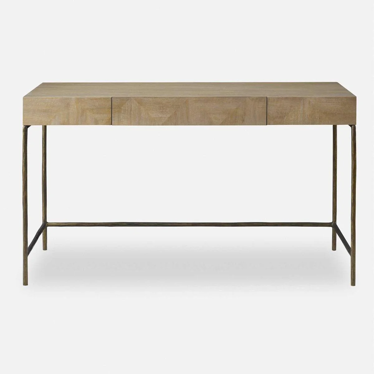 Uttermost Aristotle Natural Wood Modern Desk - Image 3