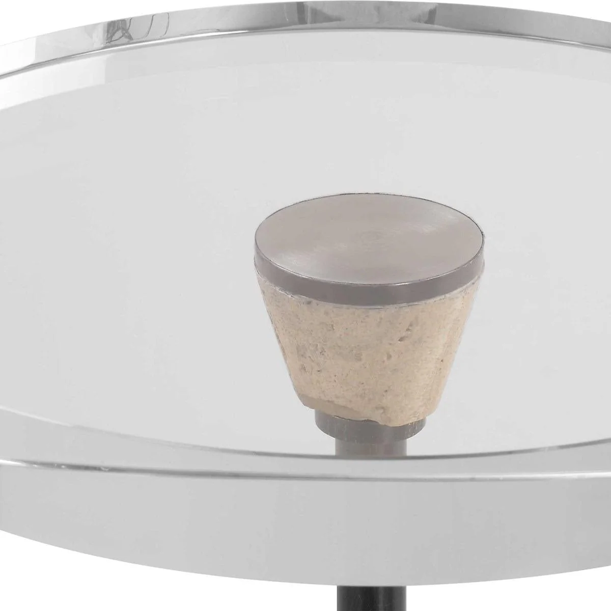 Uttermost Arthur Crystal Drink Table - Image 4