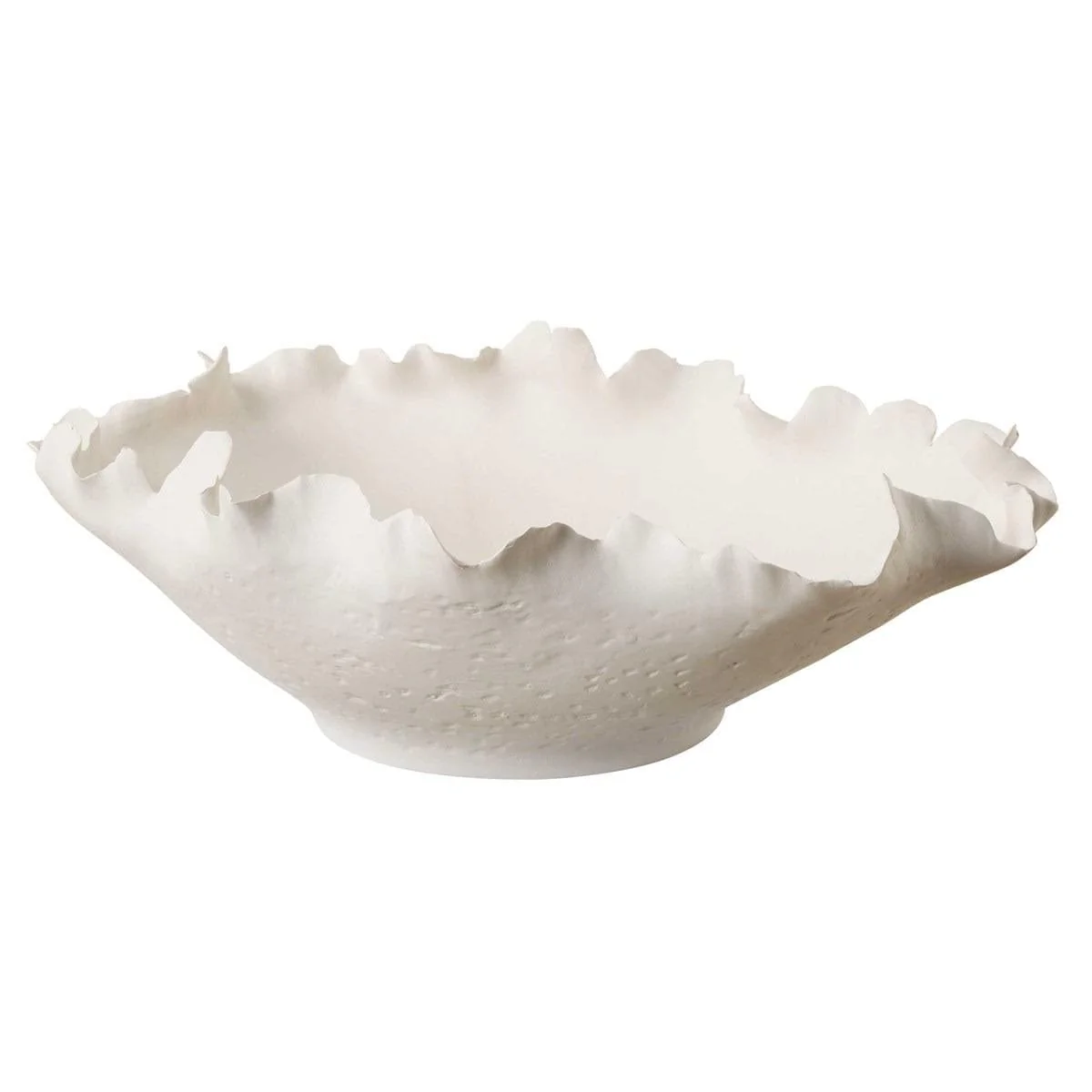 Uttermost Blossom Short Off-white Bowl - Image 4