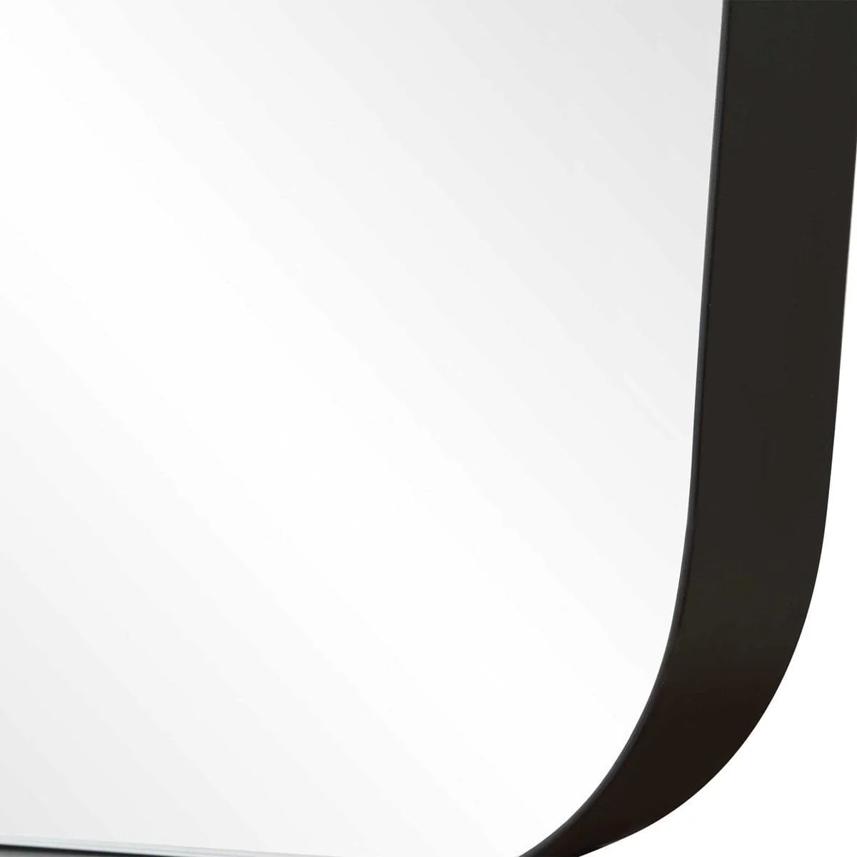 Uttermost Caspian Curved Black Dressing Mirror - Image 4