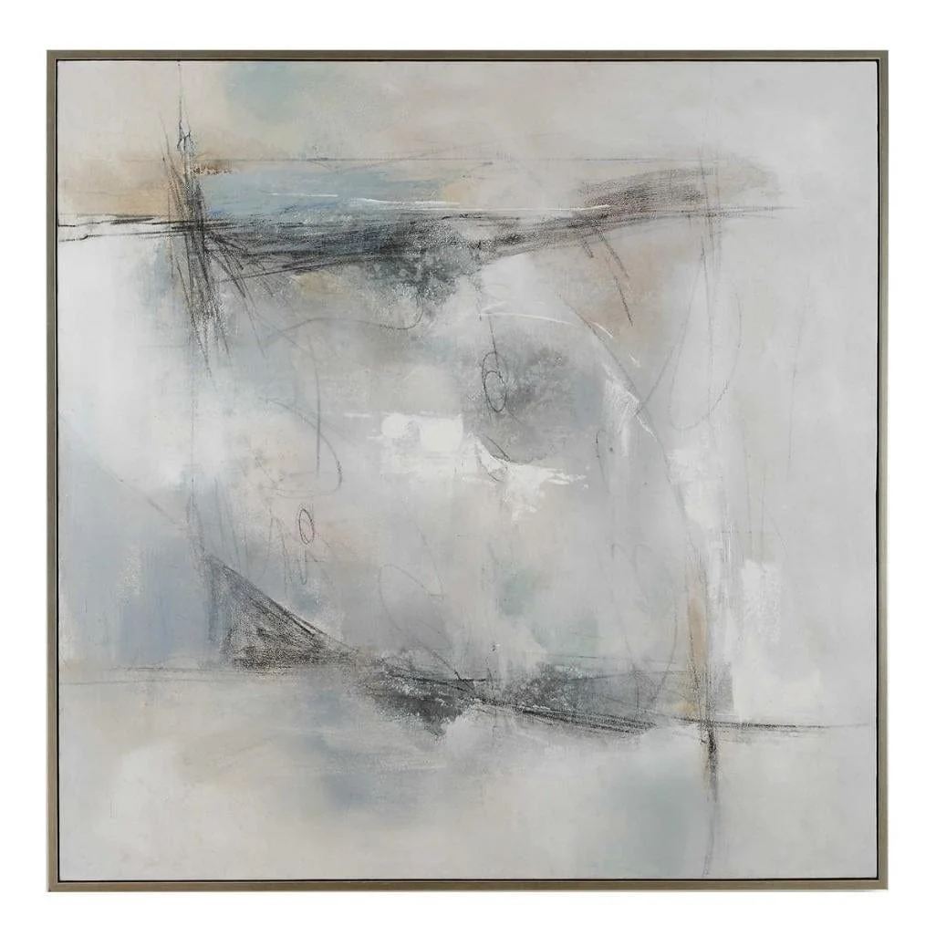 Uttermost Contort Hand Painted Abstract Art - Image 2