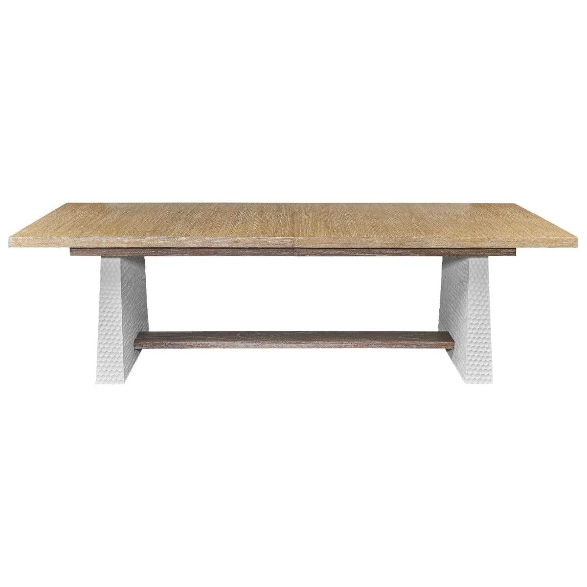 Black Label Hewn Trestle Extension Dining Table - 2 Cartons - Image 4