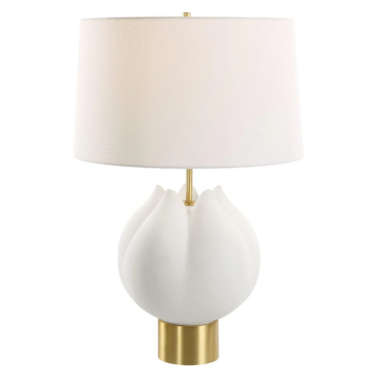 Uttermost in Bloom White Table Lamp - Image 4