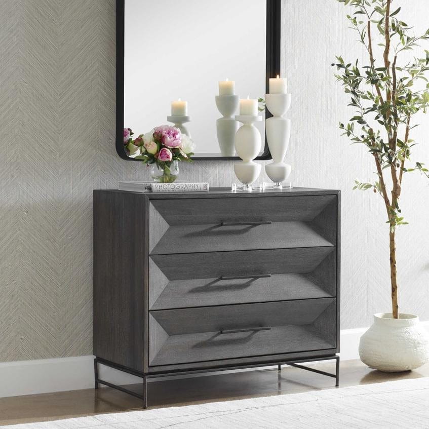 Uttermost Knox Dark Walnut Accent Chest - Image 2