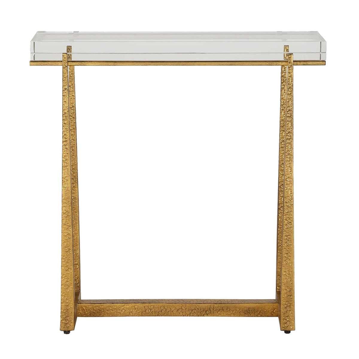 Uttermost Midas Thick Crystal Accent Table - Image 4