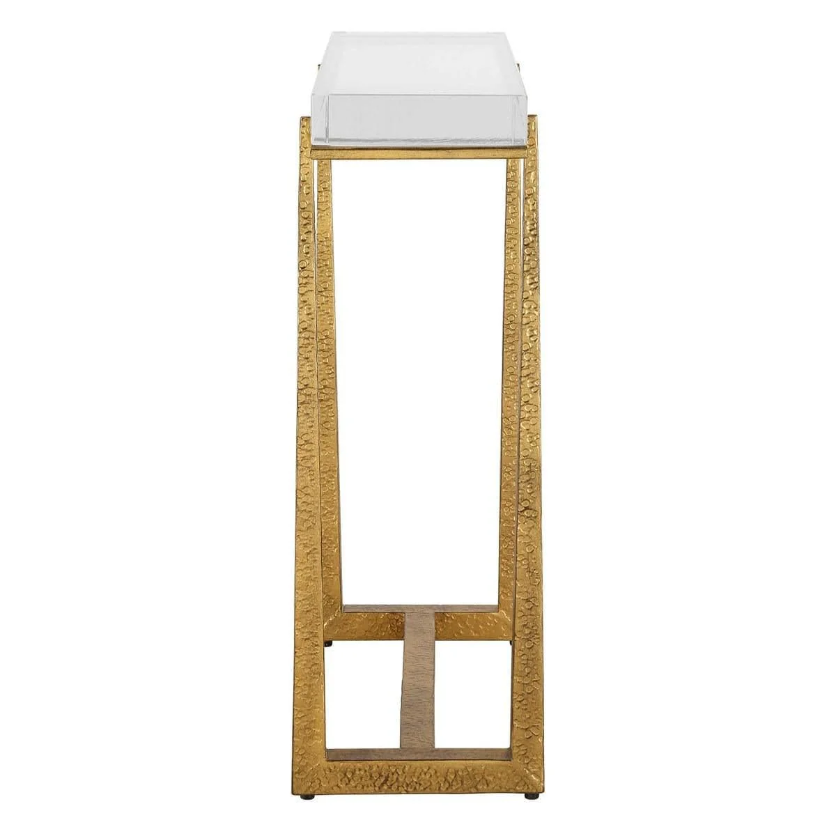 Uttermost Midas Thick Crystal Accent Table - Image 7