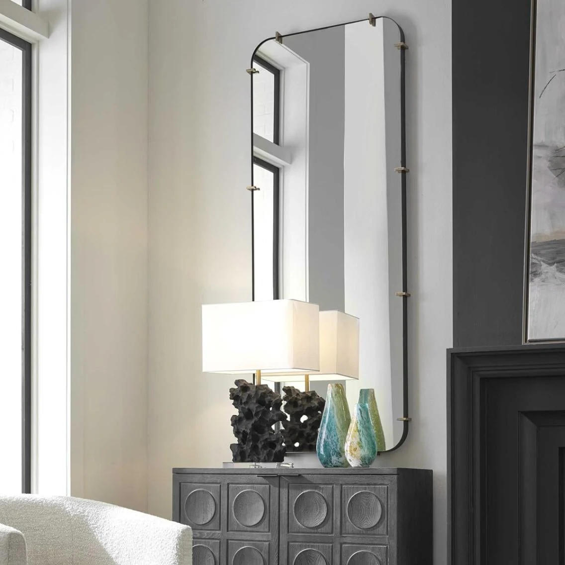 Uttermost Pali Industrial Dressing Mirror - Image 2