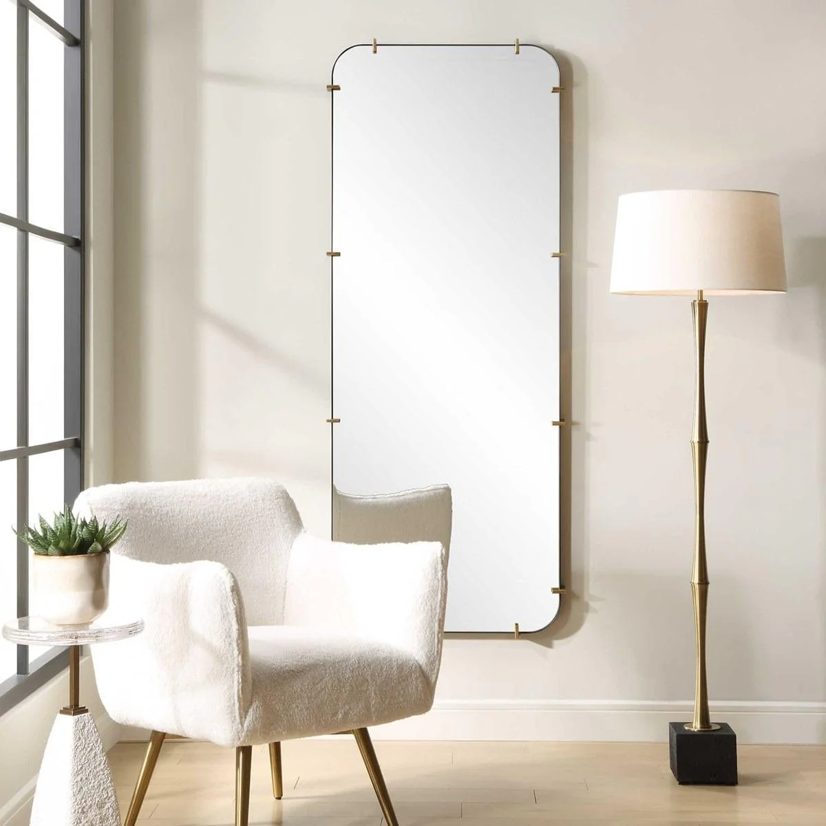 Uttermost Pali Industrial Dressing Mirror - Image 3