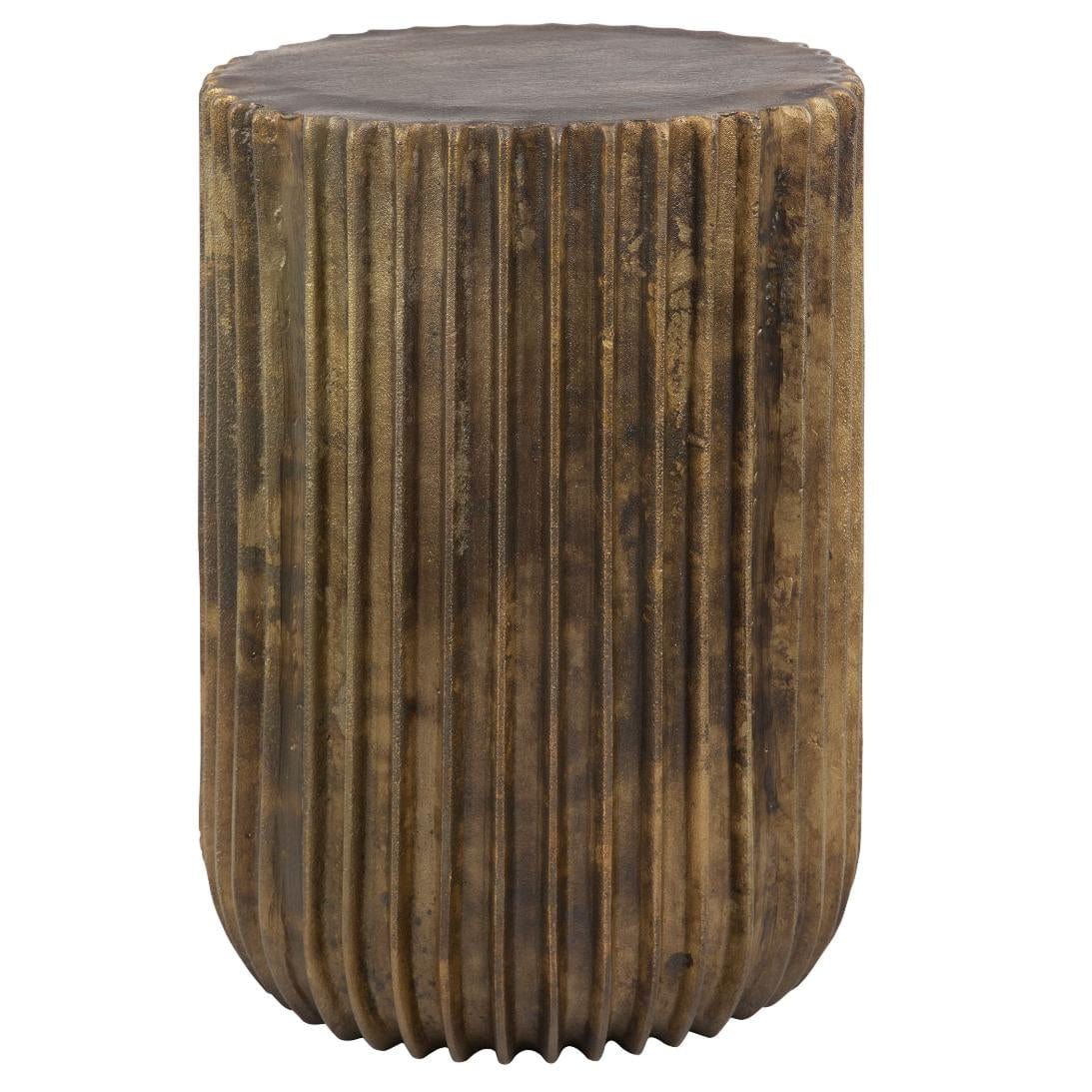 Uttermost Peaks and Valleys Gold Accent Table - Image 4