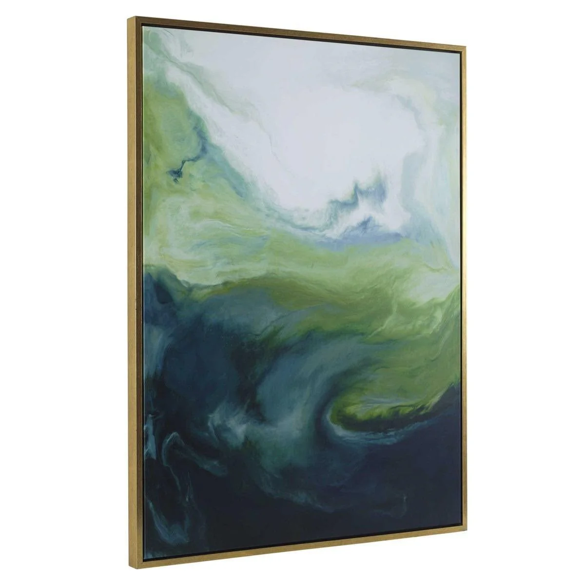Uttermost Serene Green Framed Abstract Art - Image 3